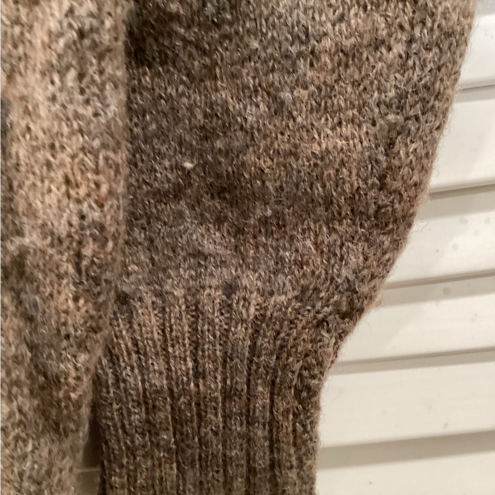 Saks Fifth Avenue Vintage Brown Tweed Cardigan 1960s Rare 100% wool RARE - Picture 12 of 13